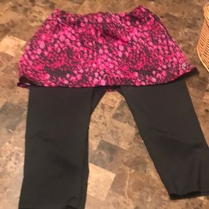 Work out skirt with Capri leggings attached